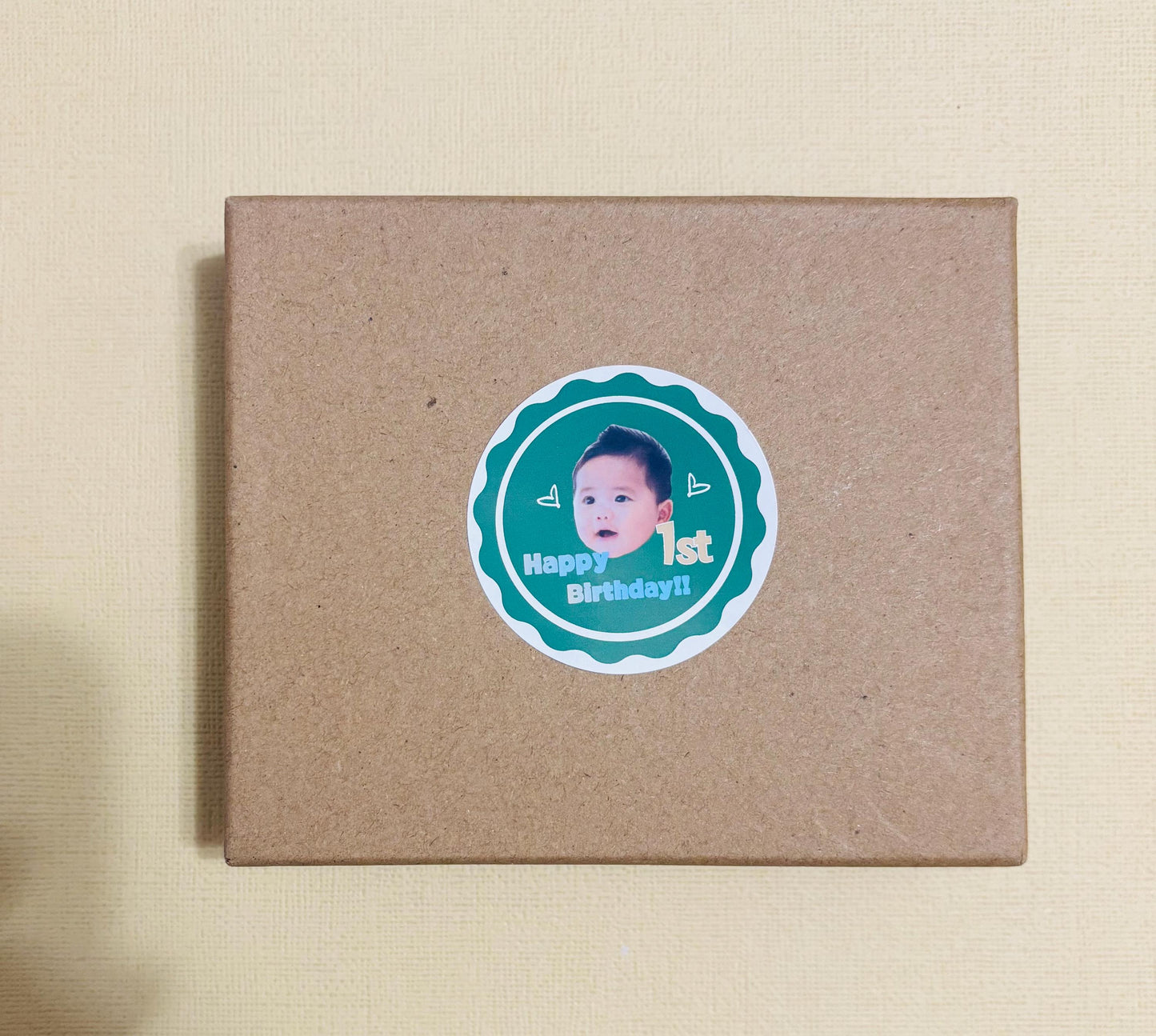 Personalized First Birthday Sticker – Custom Doljanchi Photo Sticker, Hanbok, Boy or Girl, 1st Birthday Party Favor, 첫 돌, 4 Design Choices