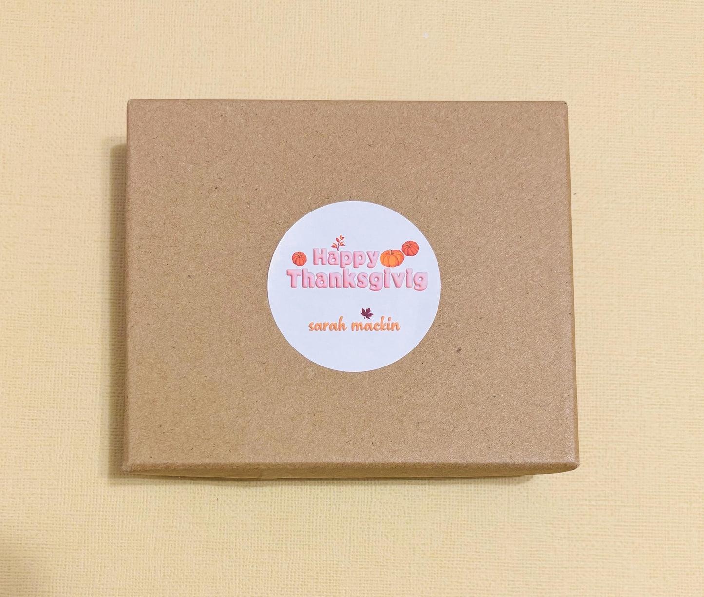 Personalized Thankful For You Stickers, Custom Happy Thanksgiving Label, Autumn Thank You Greetings Invitation Envelope Seal Gift Label, Jar