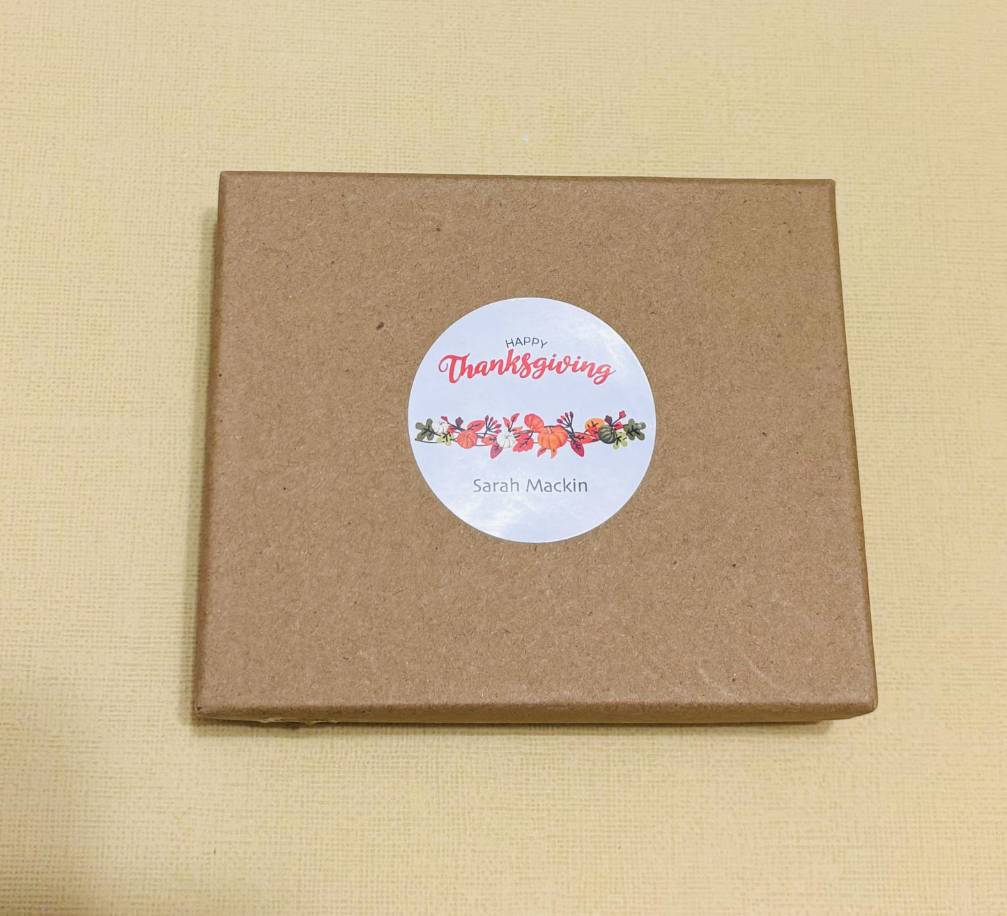 Personalized Thankful For You Stickers, Custom Happy Thanksgiving Label, Autumn Thank You Greetings Invitation Envelope Seal Gift Label, Jar