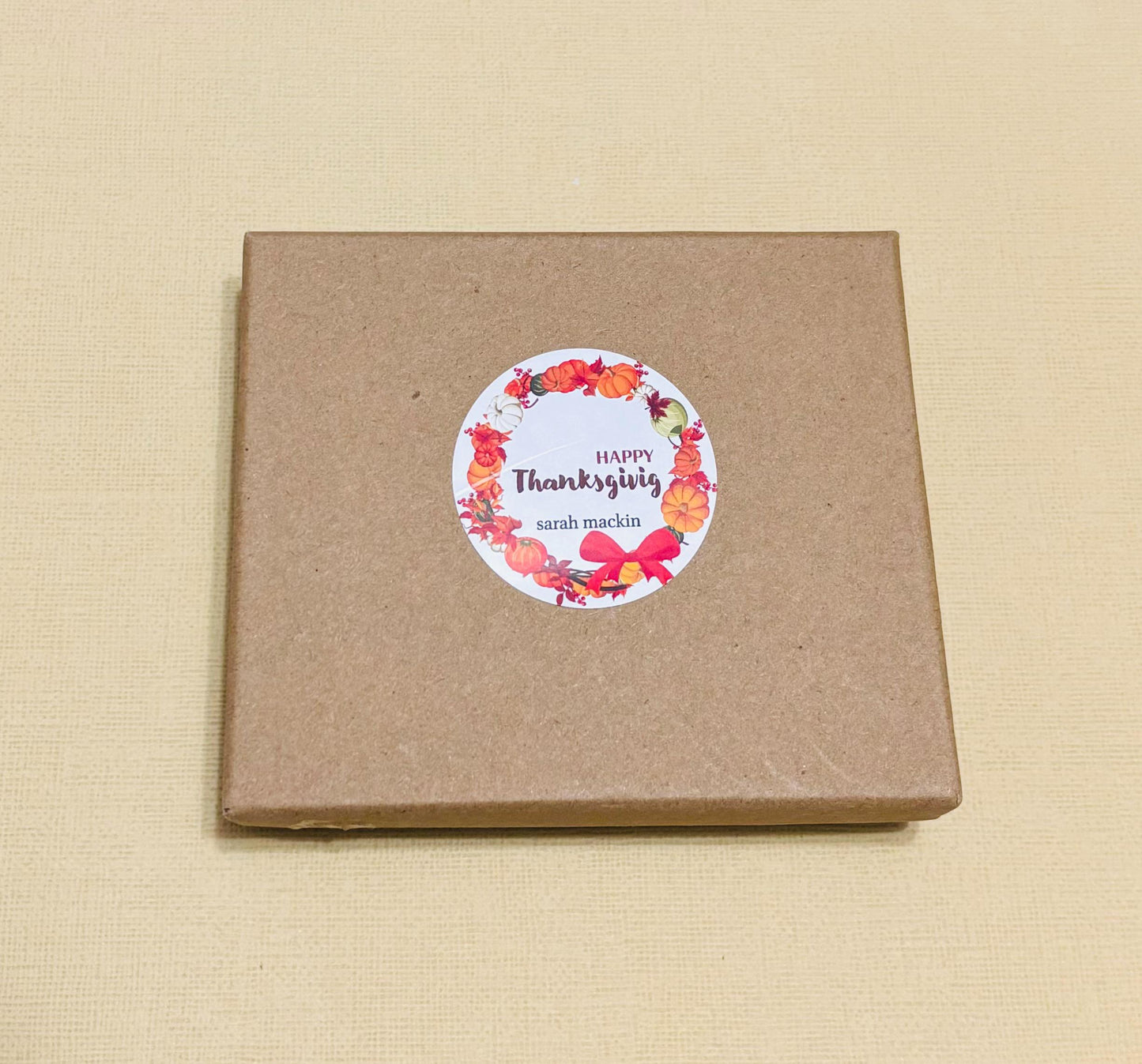 Personalized Thankful For You Stickers, Custom Happy Thanksgiving Label, Autumn Thank You Greetings Invitation Envelope Seal Gift Label, Jar