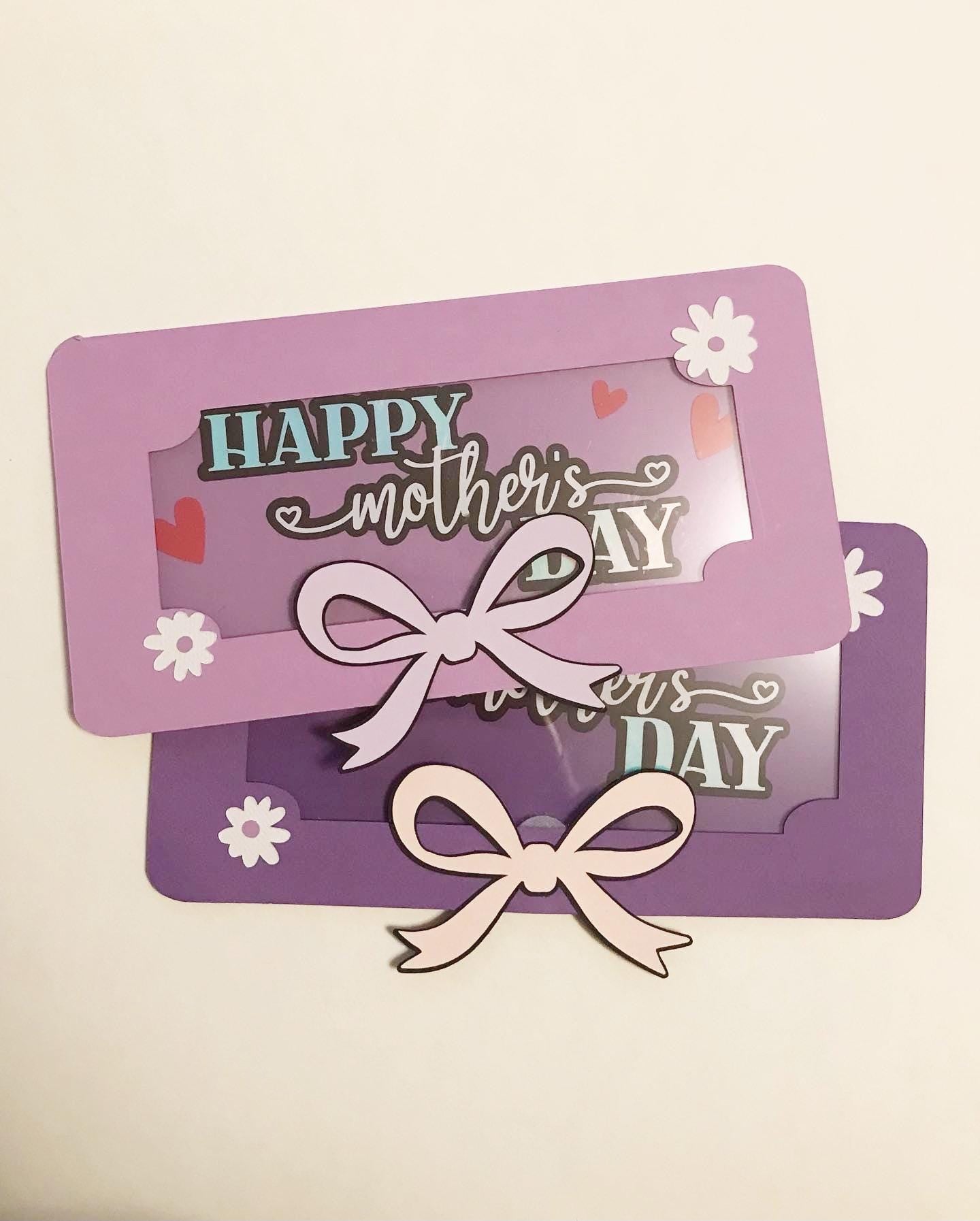 Custom Money Holder Card – Cash Gift Envelope for Any Occasion, Birthday, Graduation, Mother’s Day, Congrats, Multiple Colors