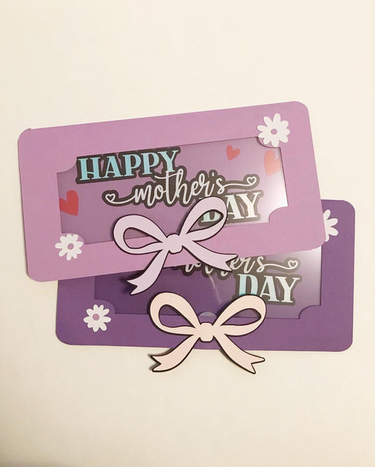 Custom Money Holder Card – Cash Gift Envelope for Any Occasion, Birthday, Graduation, Mother’s Day, Congrats, Multiple Colors