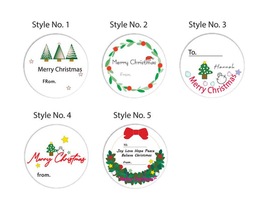 Custom Merry Christmas Mason Jar Labels, Christmas Canning Favor Stickers, Personalized Christmas Stickers, Treat Bag Stickers
