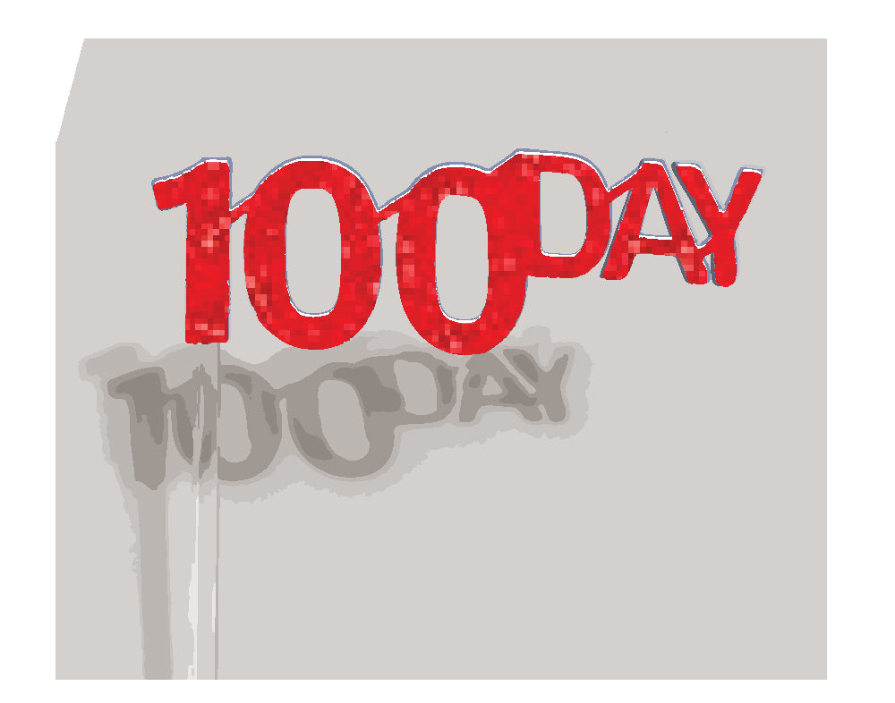100 Days Party Cake Topper – Korean Baek-il Celebration Decor, Handmade 100 Days Cake Topper – Baby’s First Milestone Party ,