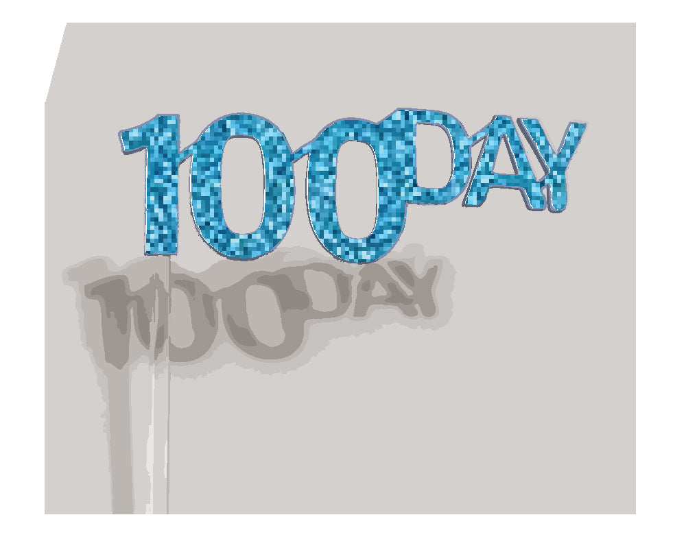 100 Days Party Cake Topper – Korean Baek-il Celebration Decor, Handmade 100 Days Cake Topper – Baby’s First Milestone Party ,