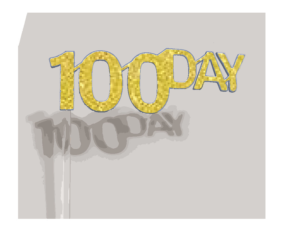 100 Days Party Cake Topper – Korean Baek-il Celebration Decor, Handmade 100 Days Cake Topper – Baby’s First Milestone Party ,