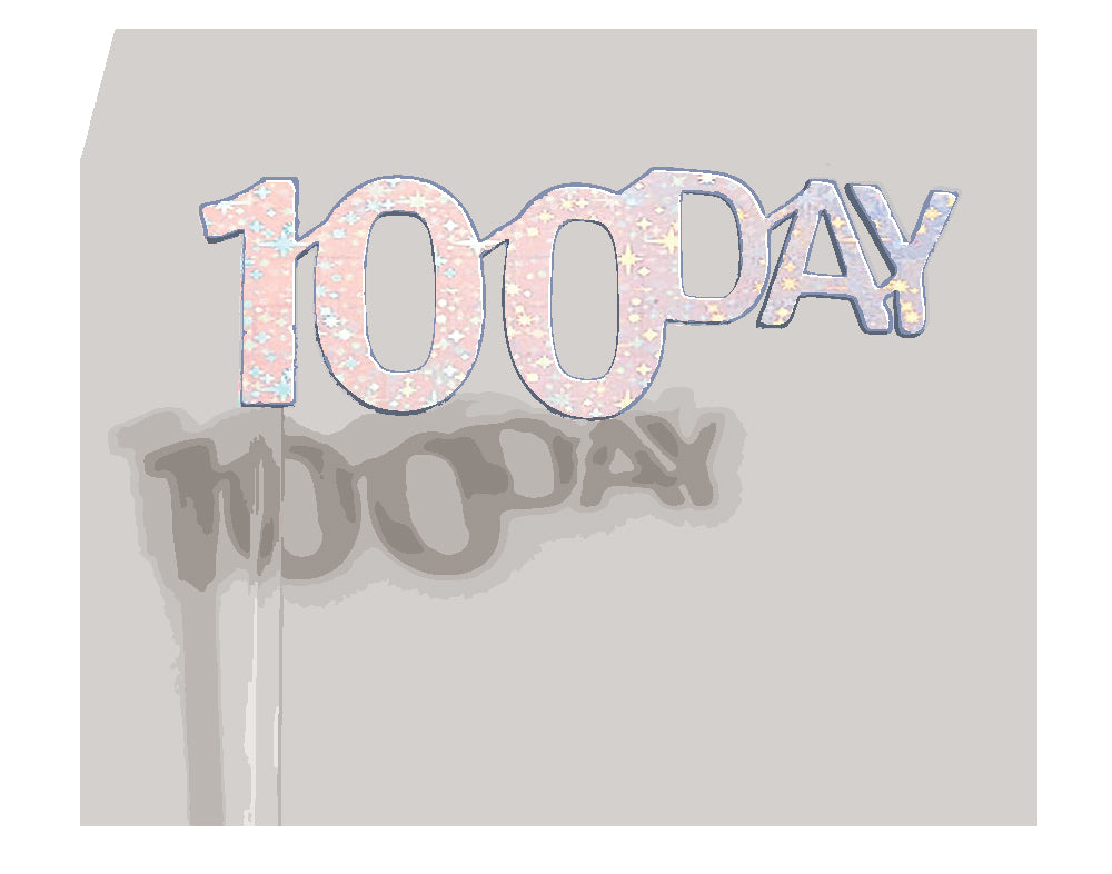 100 Days Party Cake Topper – Korean Baek-il Celebration Decor, Handmade 100 Days Cake Topper – Baby’s First Milestone Party ,
