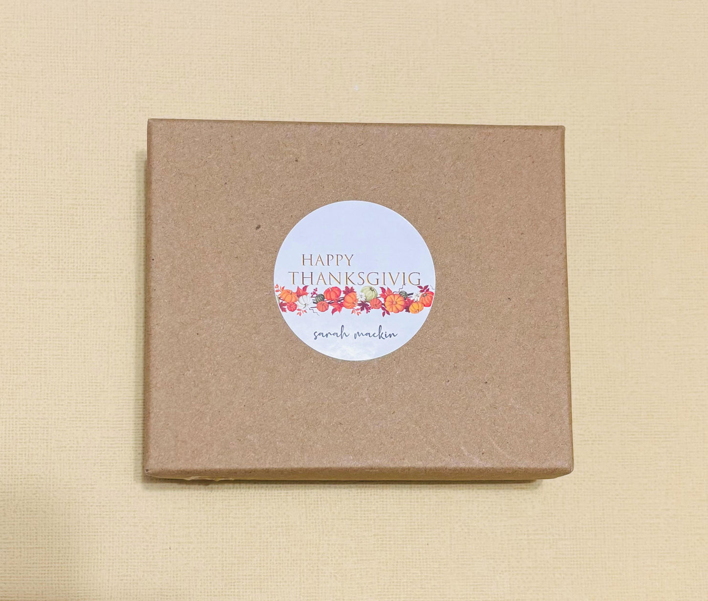 Personalized Thankful For You Stickers, Custom Happy Thanksgiving Label, Autumn Thank You Greetings Invitation Envelope Seal Gift Label, Jar