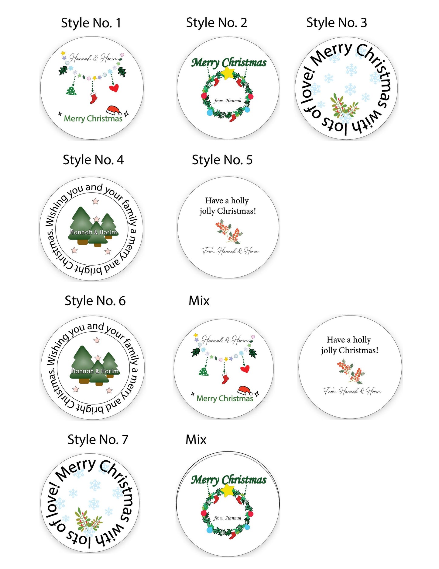 Custom Merry Christmas Mason Jar Labels, Christmas Canning Favor Stickers, Personalized Christmas Stickers, Treat Bag Stickers