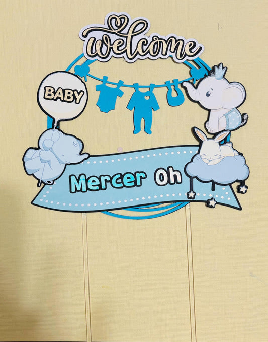 Make A Sweet Statement with a Personalized Cake Topper for Birthdays and More! 1st Birthday cake topper