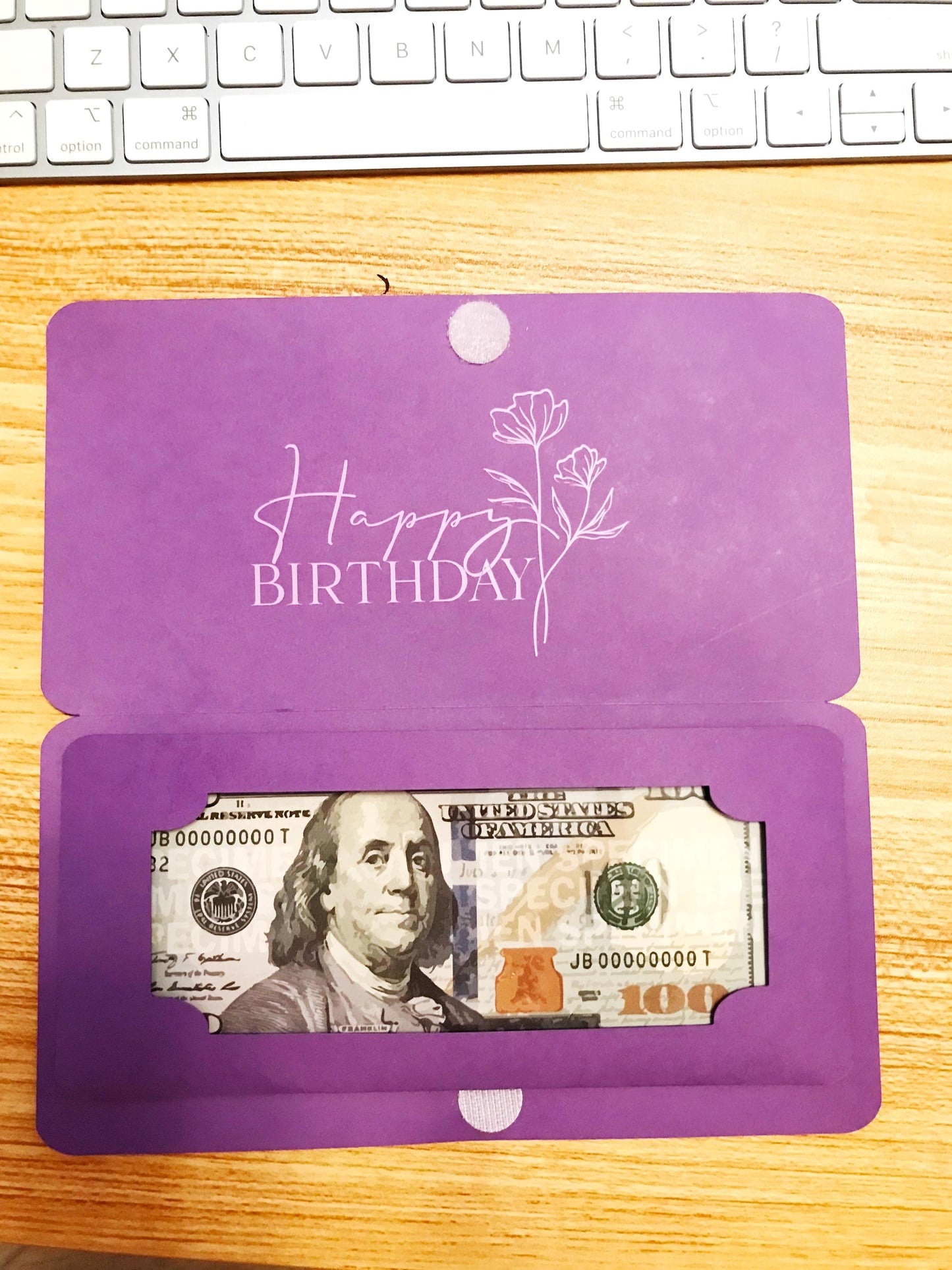 Custom Cash Gift Holder – Money Envelope with Korean & English Message, Multiple Colors, Handmade Card, Love, Thanks, Birthday, Graduation