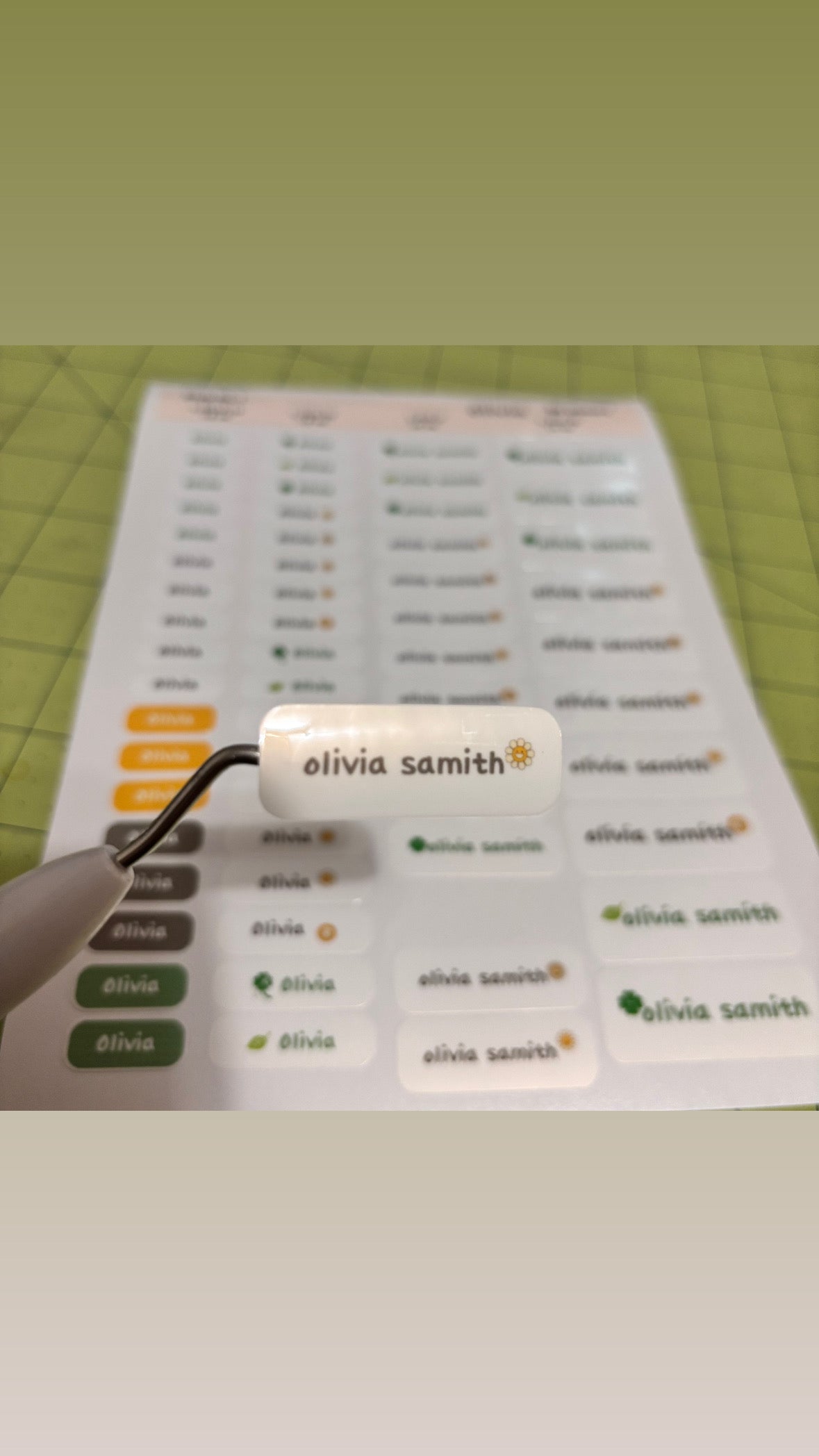 Custom Name Stickers with Heart – Choose Your Style | Personalized Waterproof Labels for Kids, Journals, and School Supplies