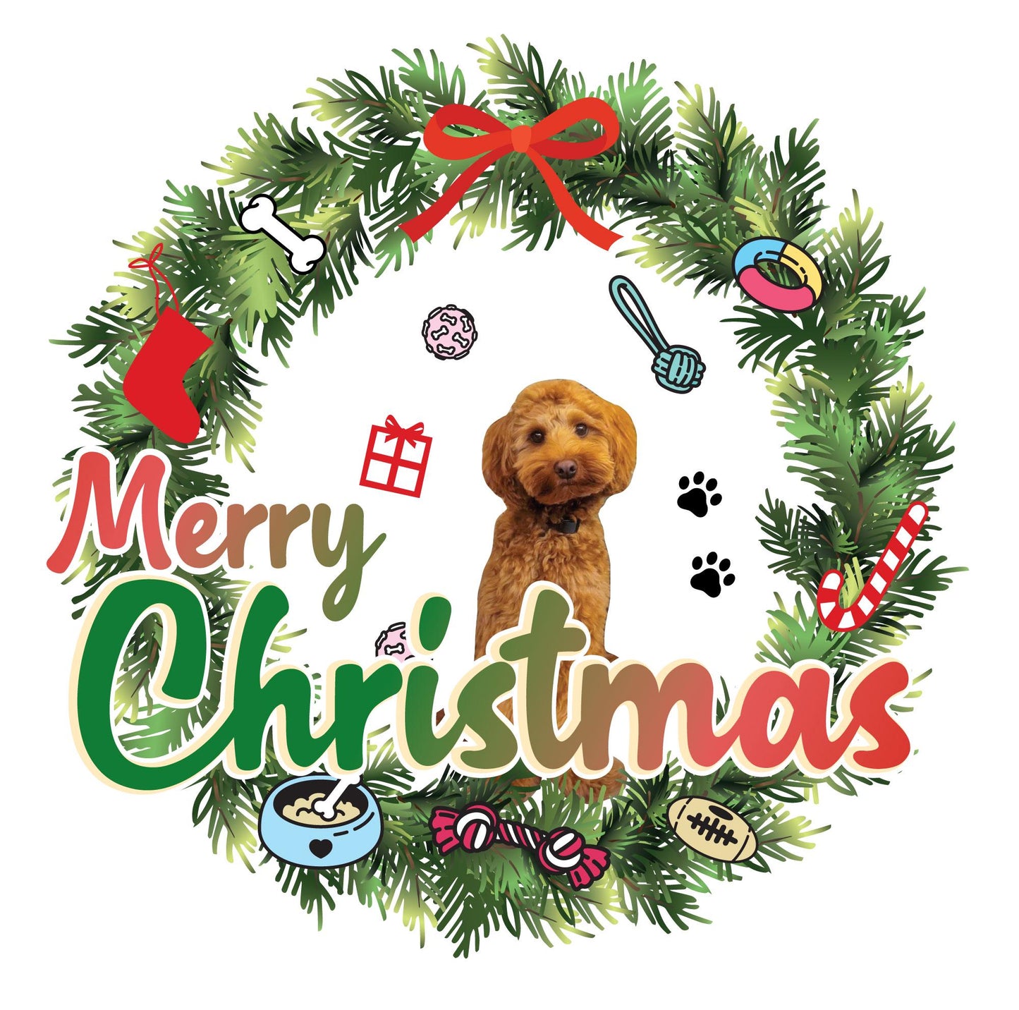 Jolly & Bright Decals - From joyful texts to festive photos, these stickers are made to make your Christmas brighter, gift jar, gift box