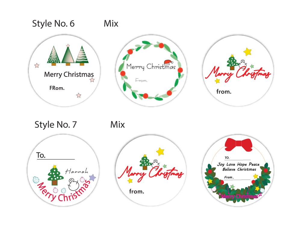 Custom Merry Christmas Mason Jar Labels, Christmas Canning Favor Stickers, Personalized Christmas Stickers, Treat Bag Stickers