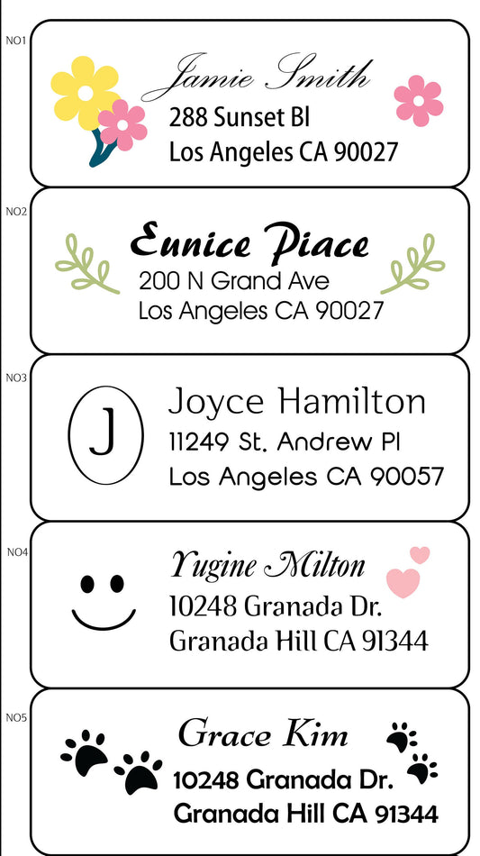 Mail & Packages / Customize Address Labels  / Matte White Custom Set / Personalized Set /  Custom Address Labels / Envelopes  Packages