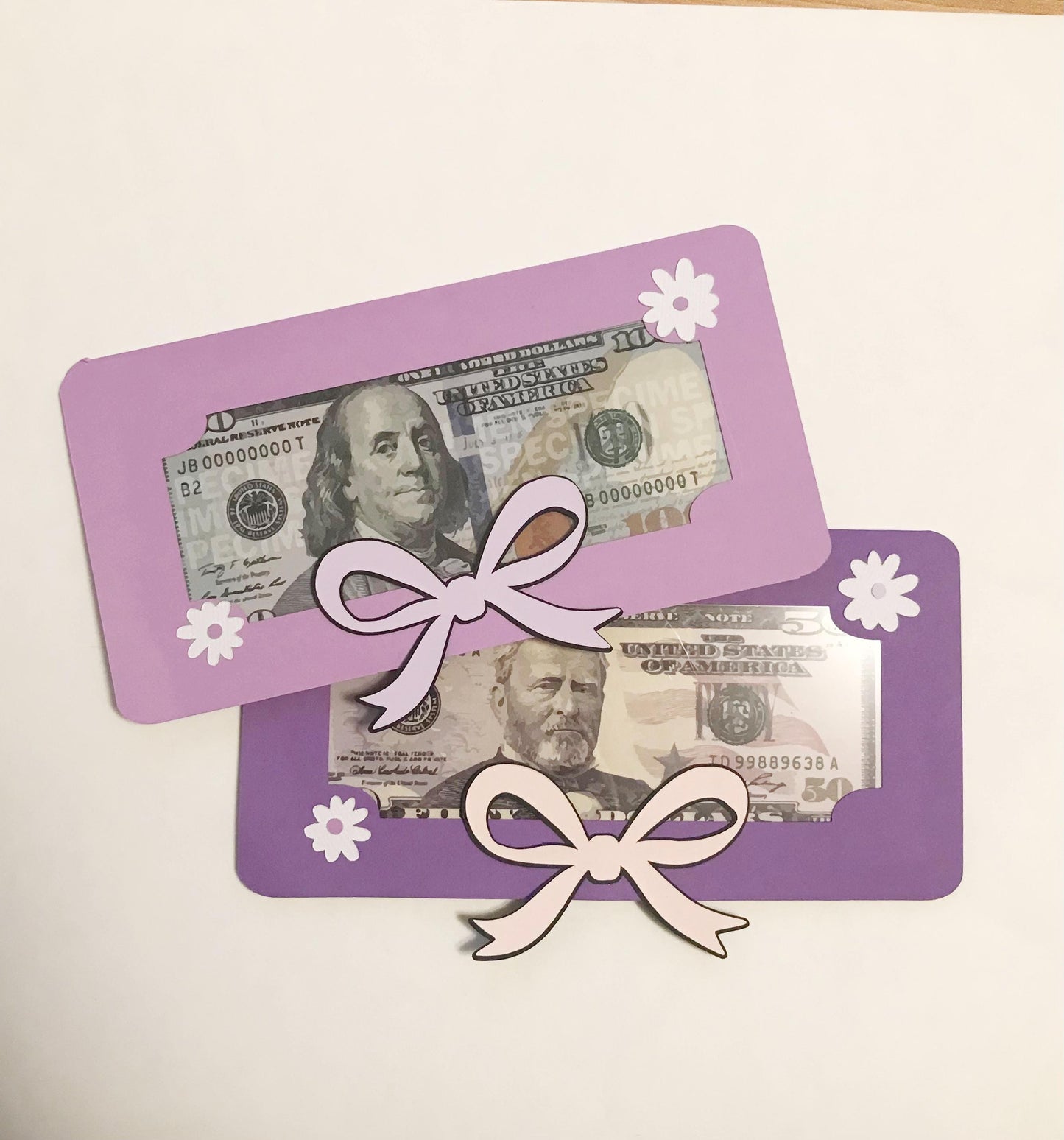 Custom Money Holder Card – Cash Gift Envelope for Any Occasion, Birthday, Graduation, Mother’s Day, Congrats, Multiple Colors