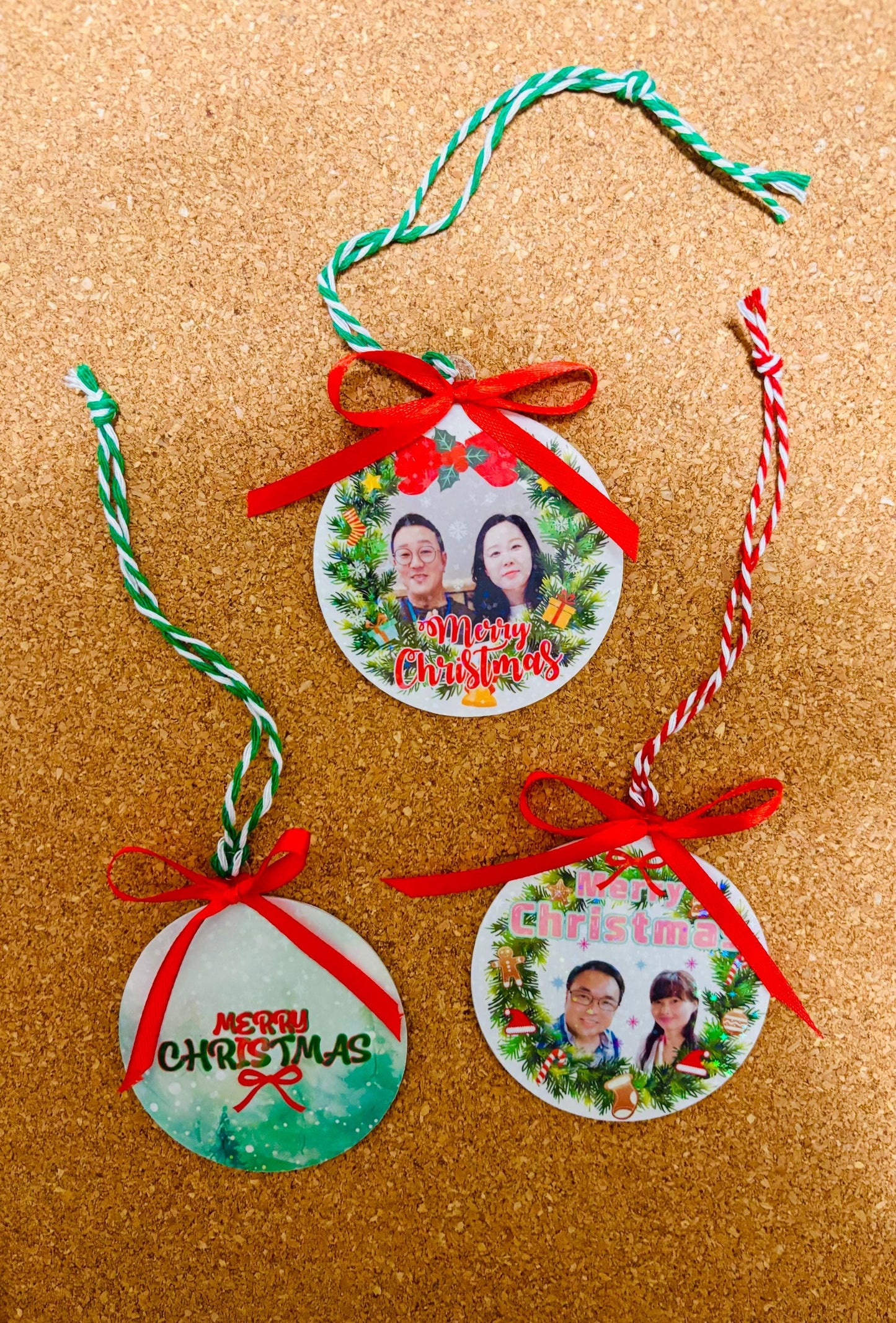 Custom Family Christmas Acrylic Ornament | Personalized Photo Christmas Ornament | Gift for Family, Friends | Xmas Decor with Your Photo