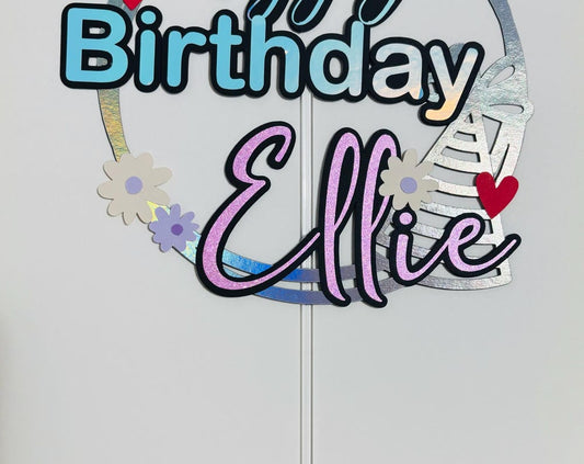 Personalized Birthday Cake Topper